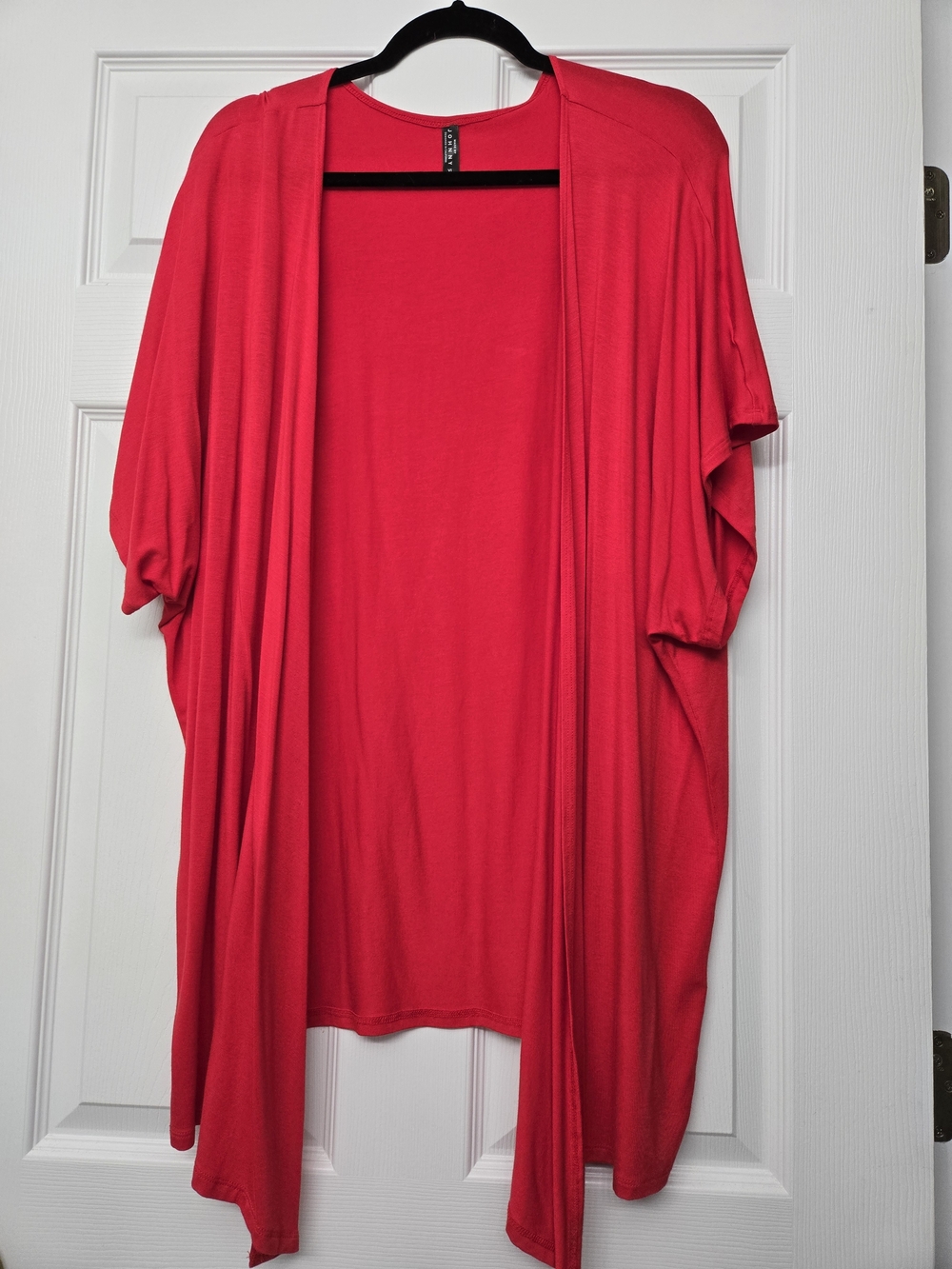 Women’s Open-Front Cardigan - Red